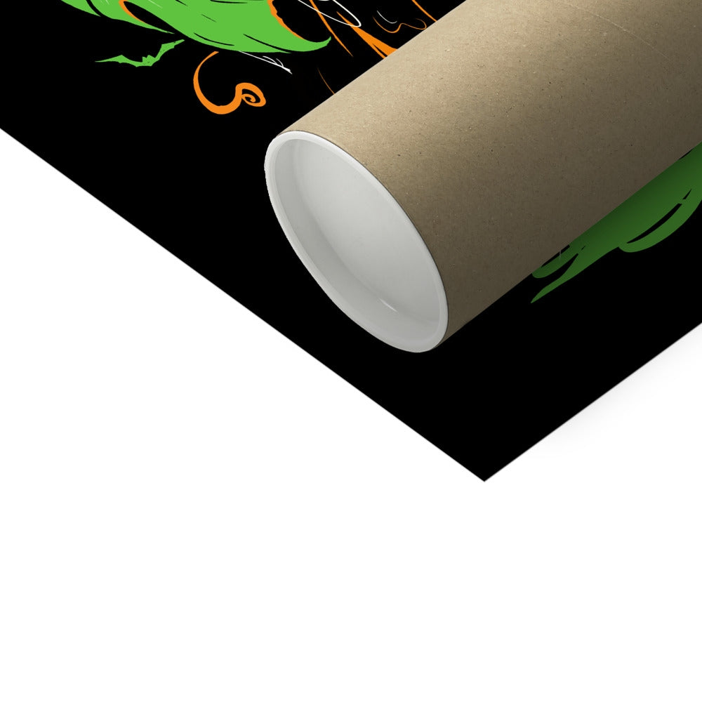 House of MONSTERA - Black Print Fine Art Print