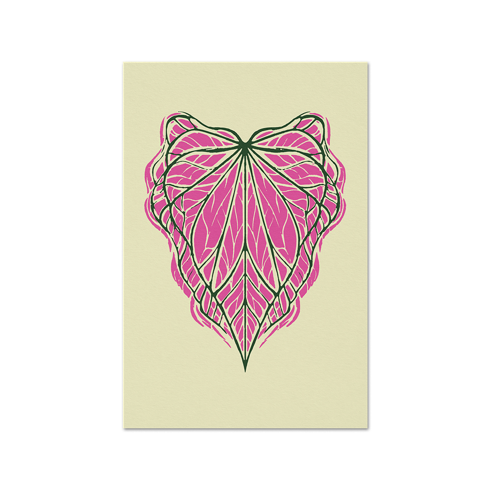 Caladium Thai Beauty Print Square Fine Art Print - Tropics' Narcotics