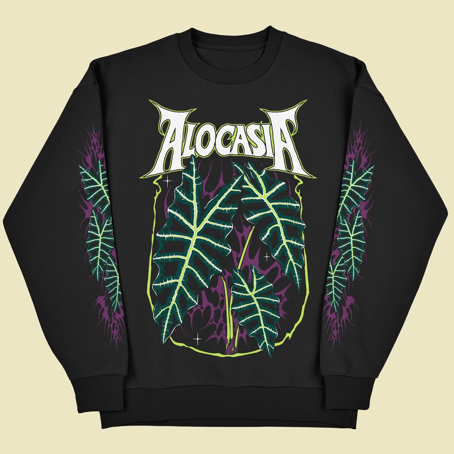 Alocasia metalzonica - Crewneck Sweatshirt
