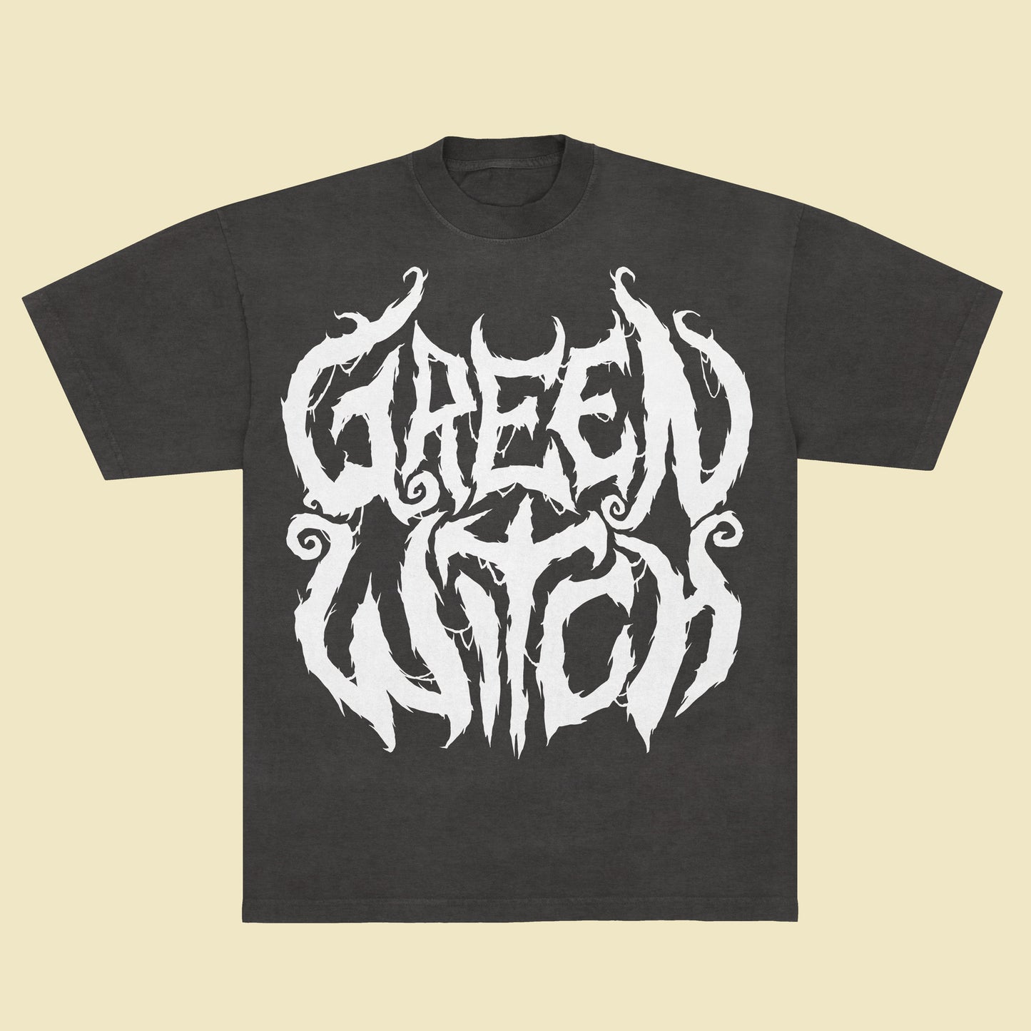 Green Witch "BMF" - Vintage Black T-shirt