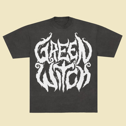 Green Witch "BMF" - Vintage Black T-shirt