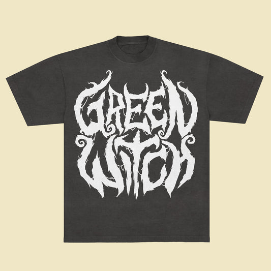 Green Witch "BMF" - Vintage Black T-shirt