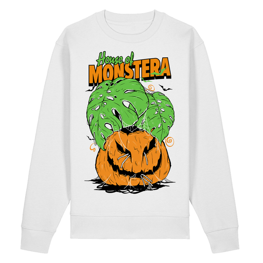 House of MONSTERA - White Unisex Sweatshirt