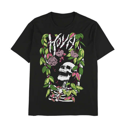 Hoya Carnosa Tricolor - Black Unisex T-Shirt