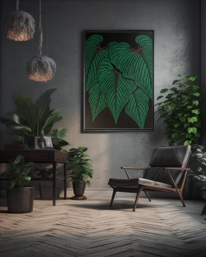 Philodendron squamicaule Fine Art Print