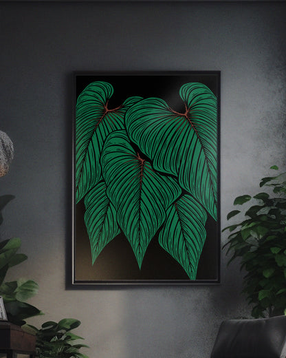 philodendron squamicaule Philodendron squamicaule Fine Art Print – Tropics' Narcotics