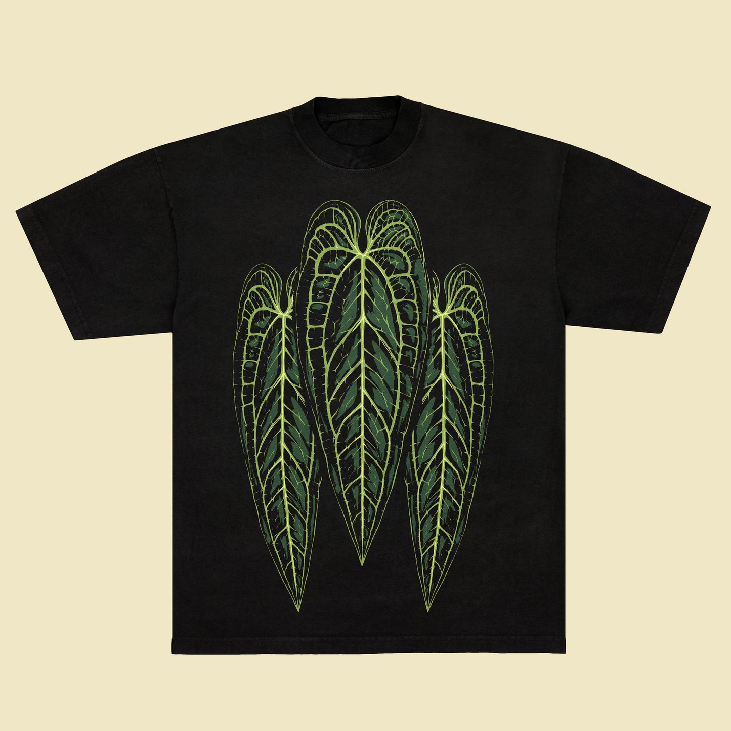 Anthurium warocqueanum - Black T-Shirt
