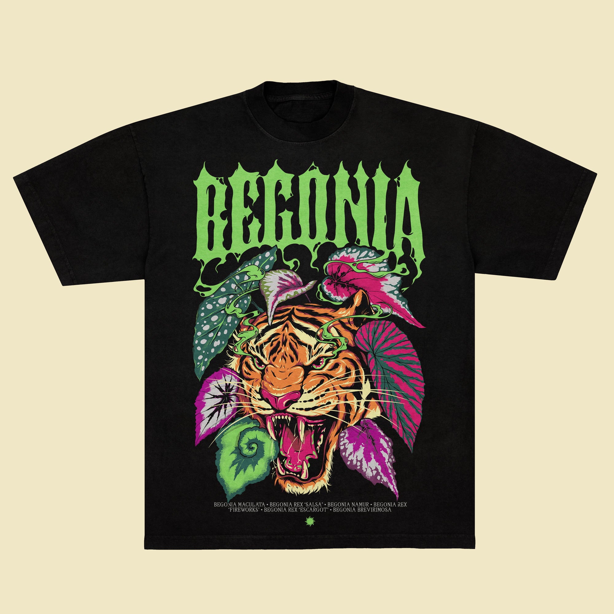 Begonia 'el Tigre' - T-Shirt – Tropics' Narcotics