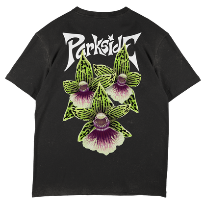 Galeopetalum Starburst 'Parkside'  - SW Black Oversize T-shirt