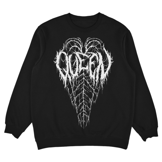 Anthurium Metal Queen - Black Unisex Sweatshirt