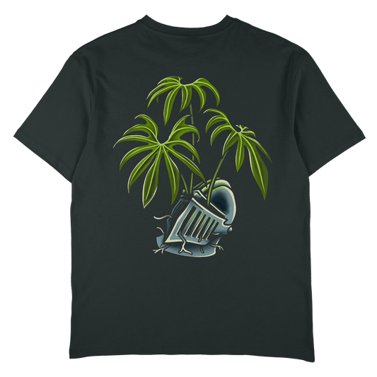 A. pedatoradiatum - Black Unisex T - Shirt - Tropics' Narcotics