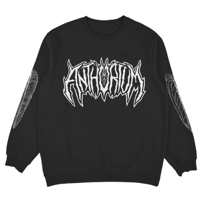 Anthurium Metal Family - Black Unisex Sweatshirt - Tropics' Narcotics