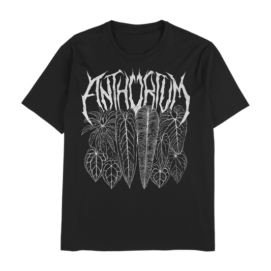 Anthurium Metal Family - Black Unisex T - Shirt - Tropics' Narcotics