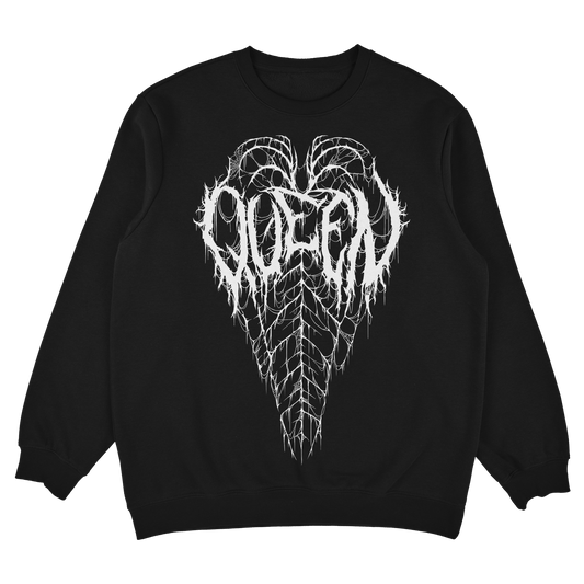 Anthurium Metal Queen - Black Unisex Sweatshirt - Tropics' Narcotics