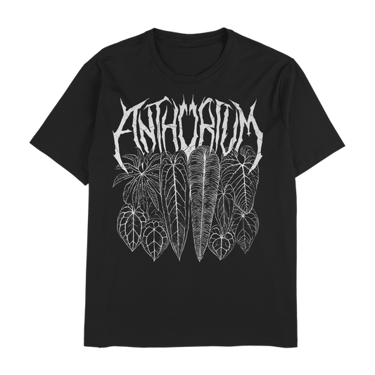 Anthurium Metal Family - Black Unisex T-Shirt