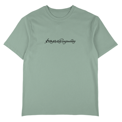 Bulbophyllum Longissimum - White/Mint Unisex T-Shirt