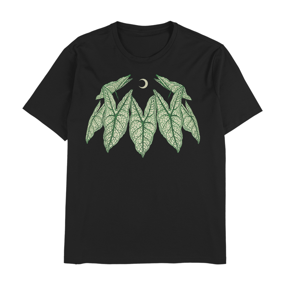 Caladium Belleymei - Black Unisex T - Shirt - Tropics' Narcotics