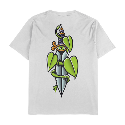 E. aureum 'Neon' - White Unisex T-Shirt - Tropics' Narcotics