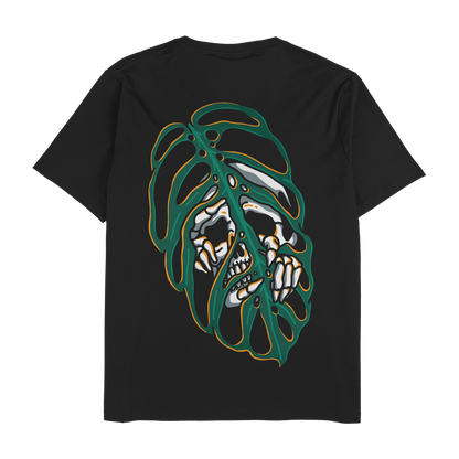 Esqueleto Peakaboo! - Black Unisex T-Shirt - Tropics' Narcotics