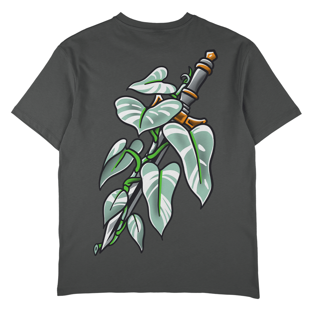 P. hastatum "Silver Sword" - Colored Unisex T-Shirt - Tropics' Narcotics