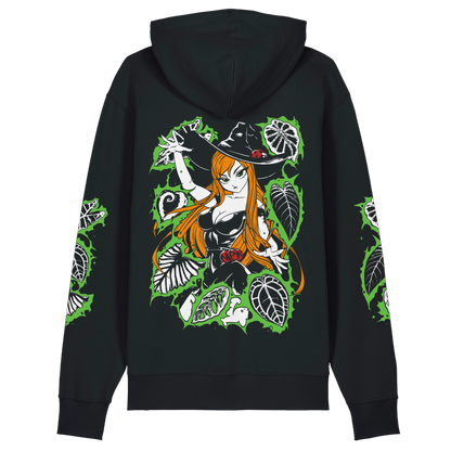 Green Witch - Unisex Black Hoodie