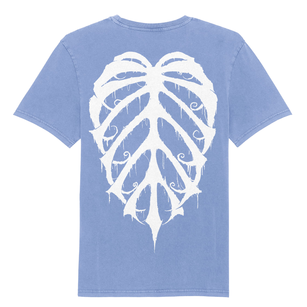 Monstera Before Christmas White - Dyed Unisex T-Shirt