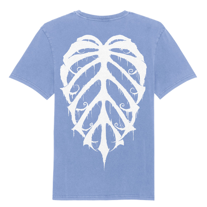 Monstera Before Christmas White - Dyed Unisex T-Shirt