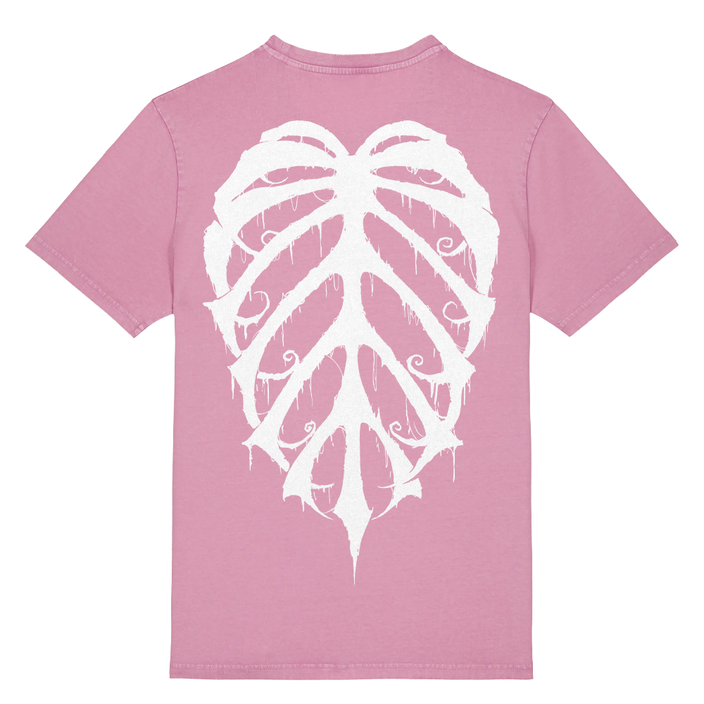 Monstera Before Christmas White - Dyed Unisex T-Shirt