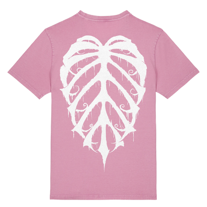 Monstera Before Christmas White - Dyed Unisex T-Shirt