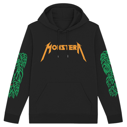 Monstera Metal Friends - Black Unisex Hoodie